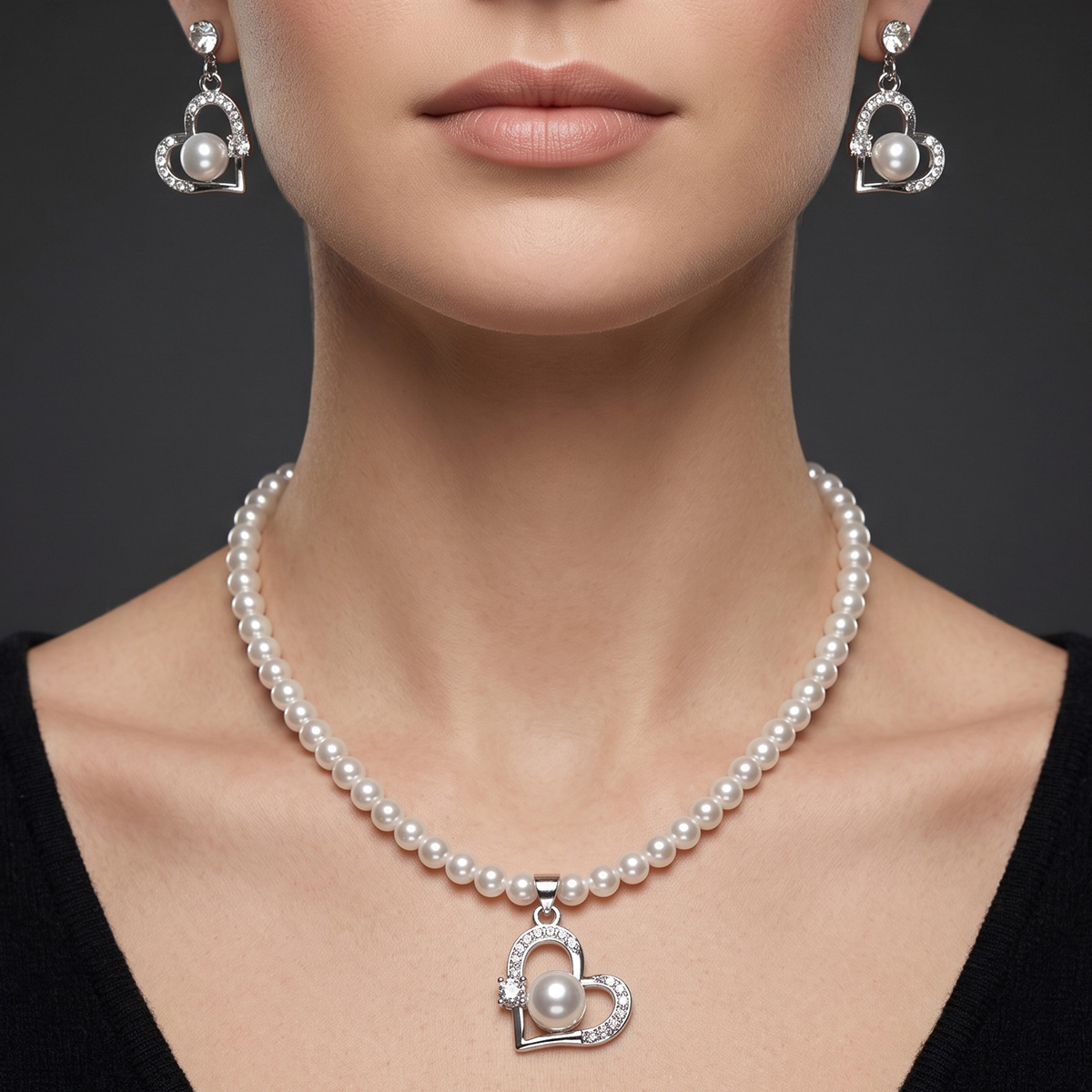 Pearl Necklace Set