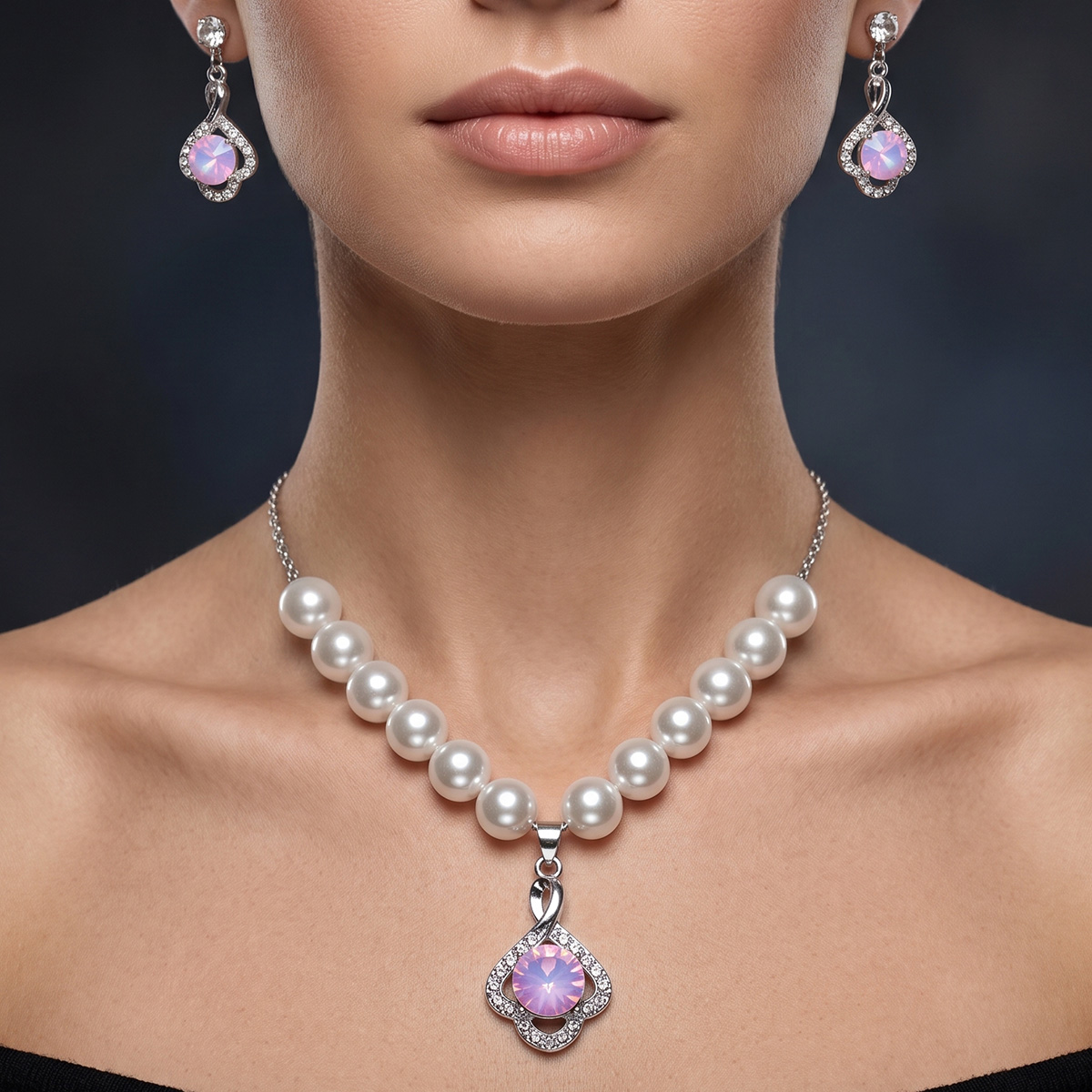 Pearl Necklace Set