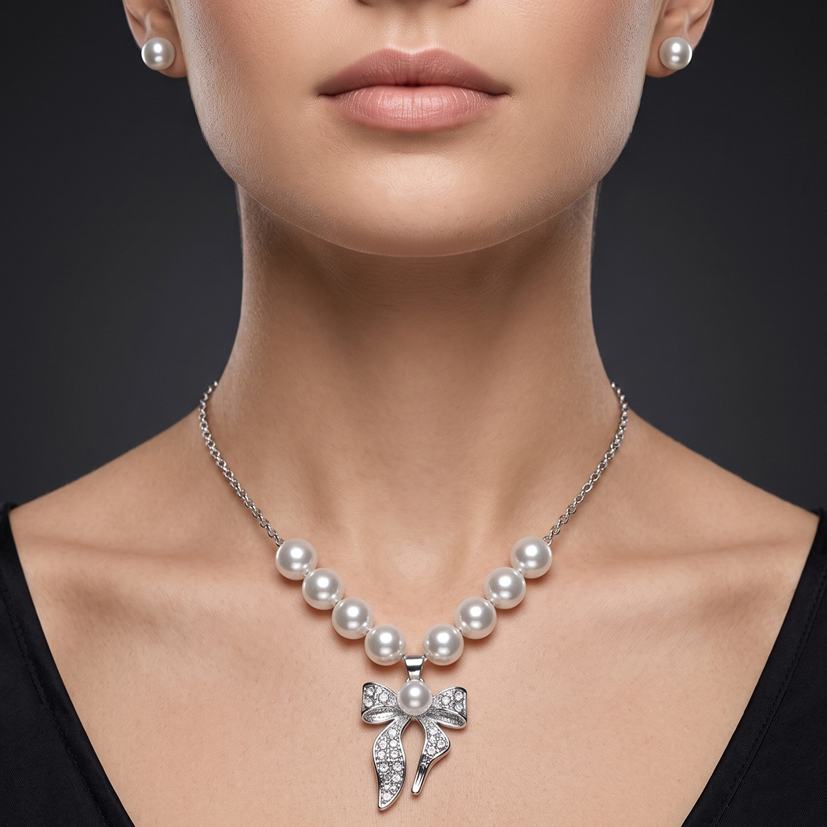 Pearl Necklace Set