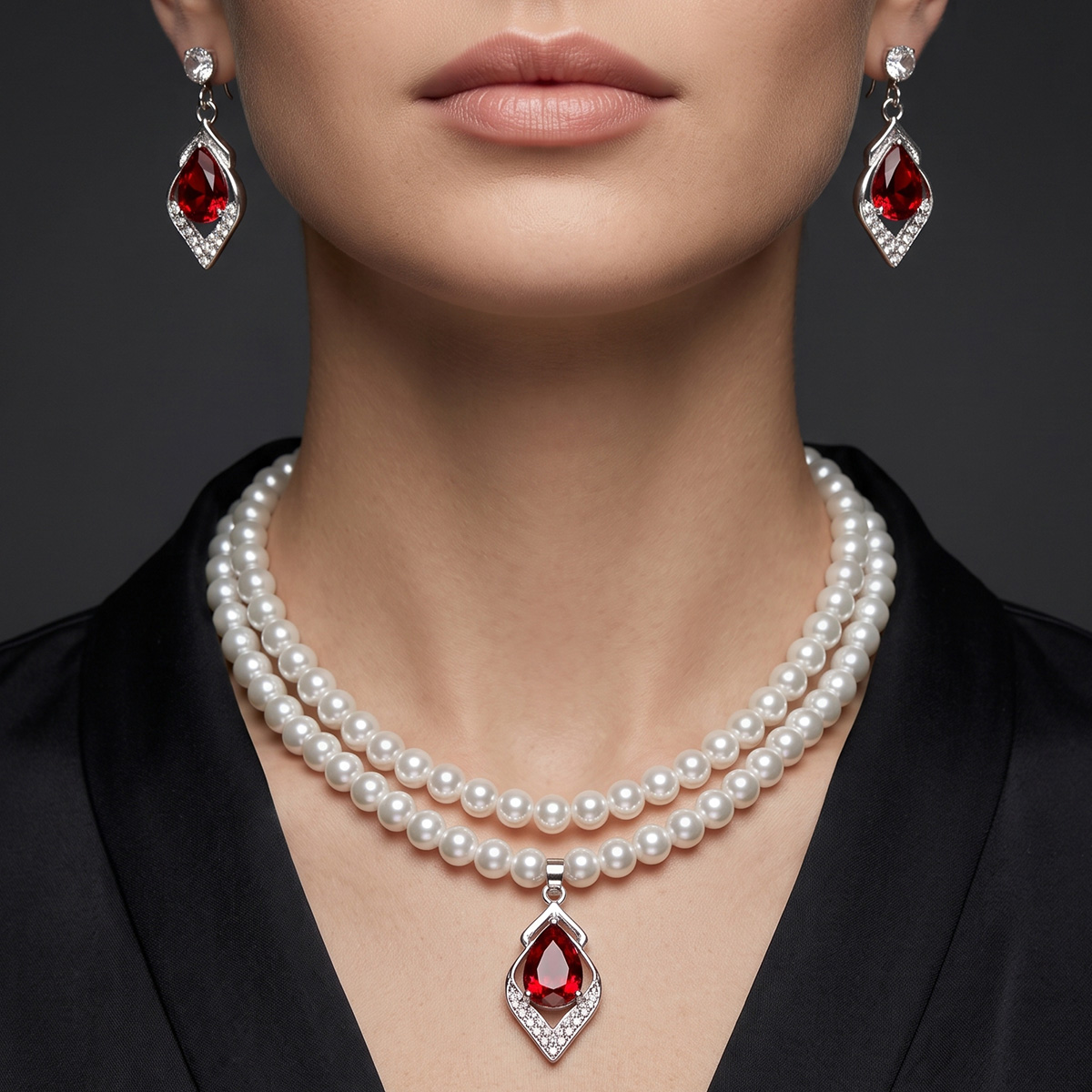 Pearl Necklace Set