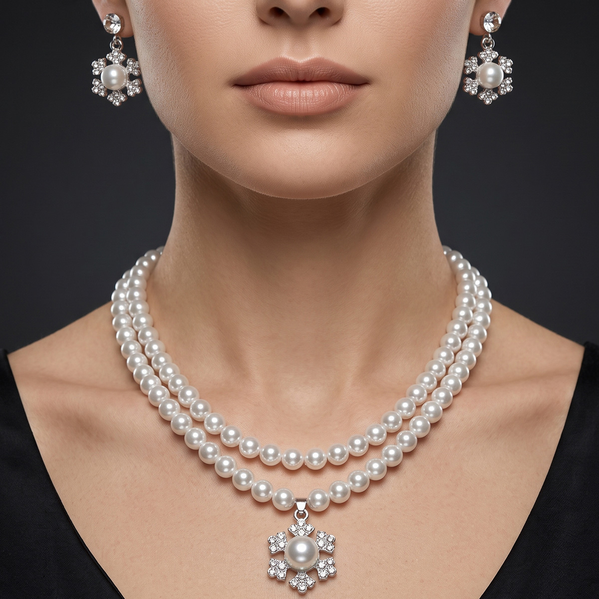Pearl Necklace Set