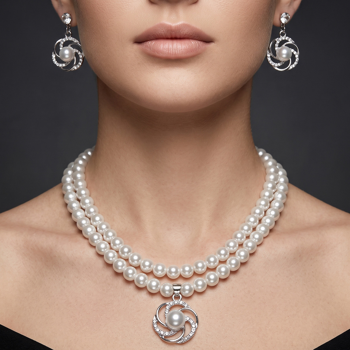 Pearl Necklace Set