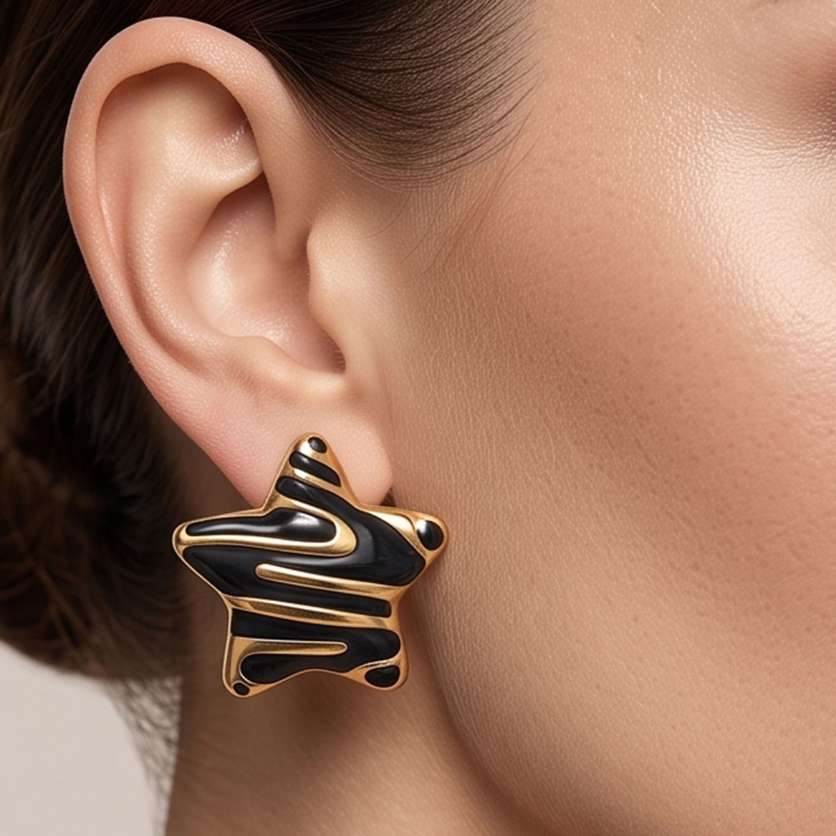 Star Shaped Ladies Earrings
