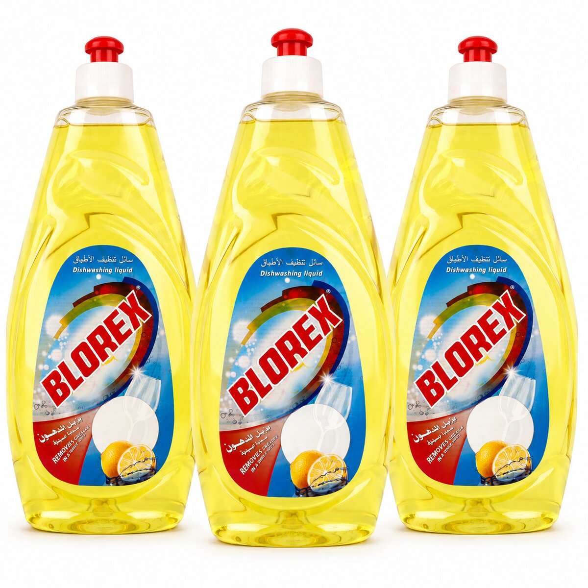 Blorex Lemon Dishwashing Liquid 3x750ml