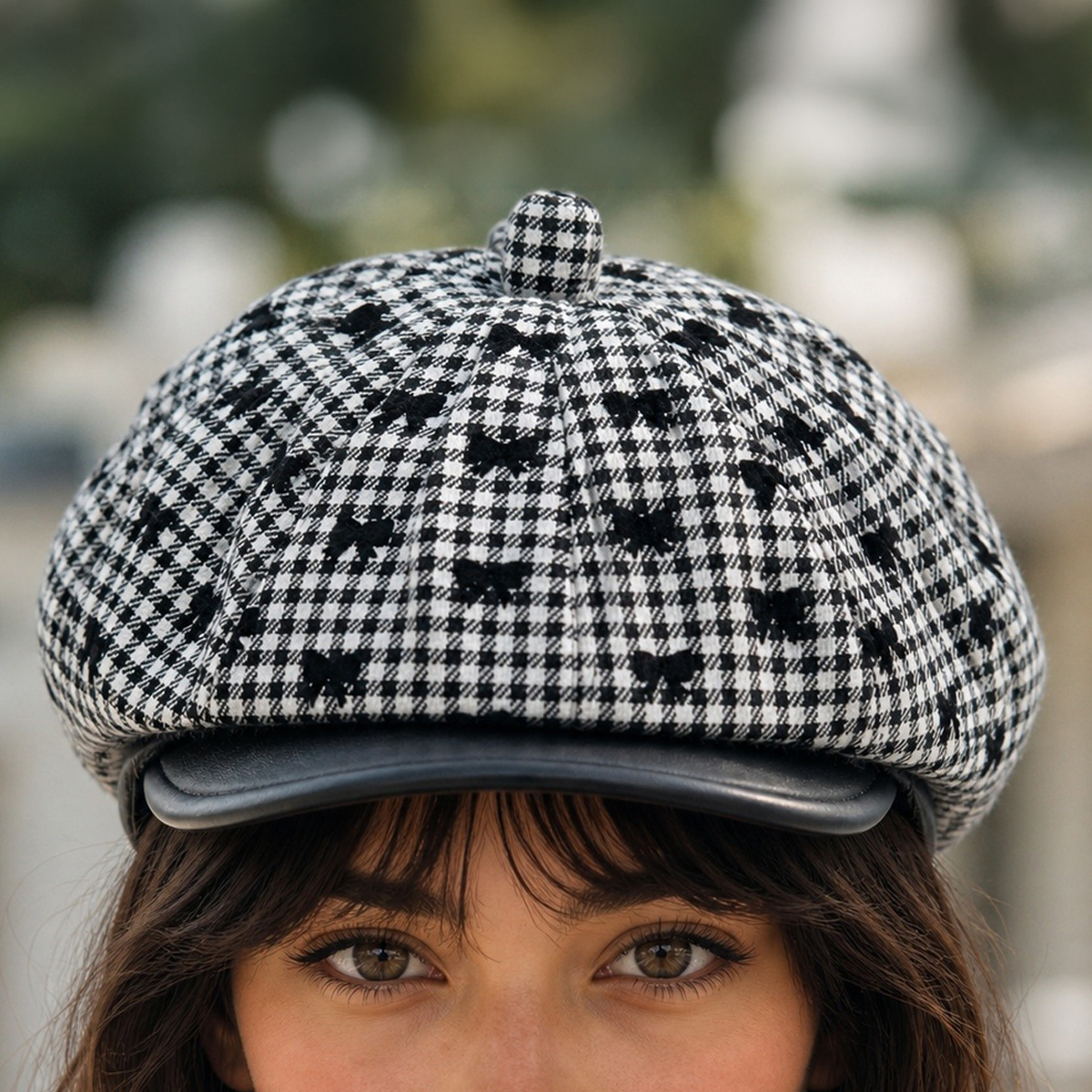 Ladies Winter Round Cap Free Size