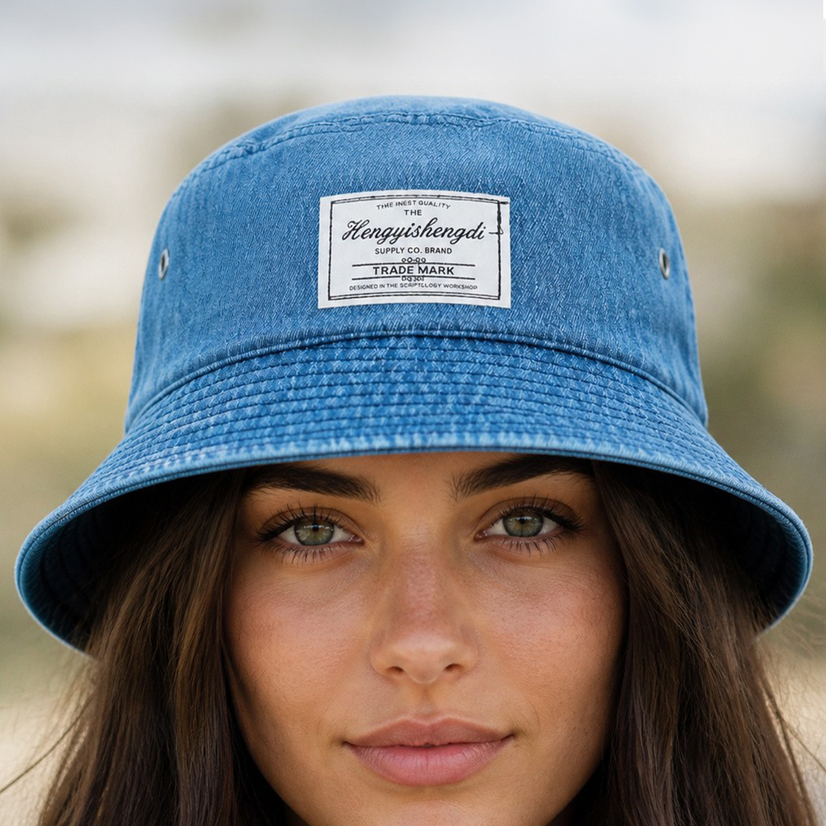 Ladies Round Bucket Cap Free Size