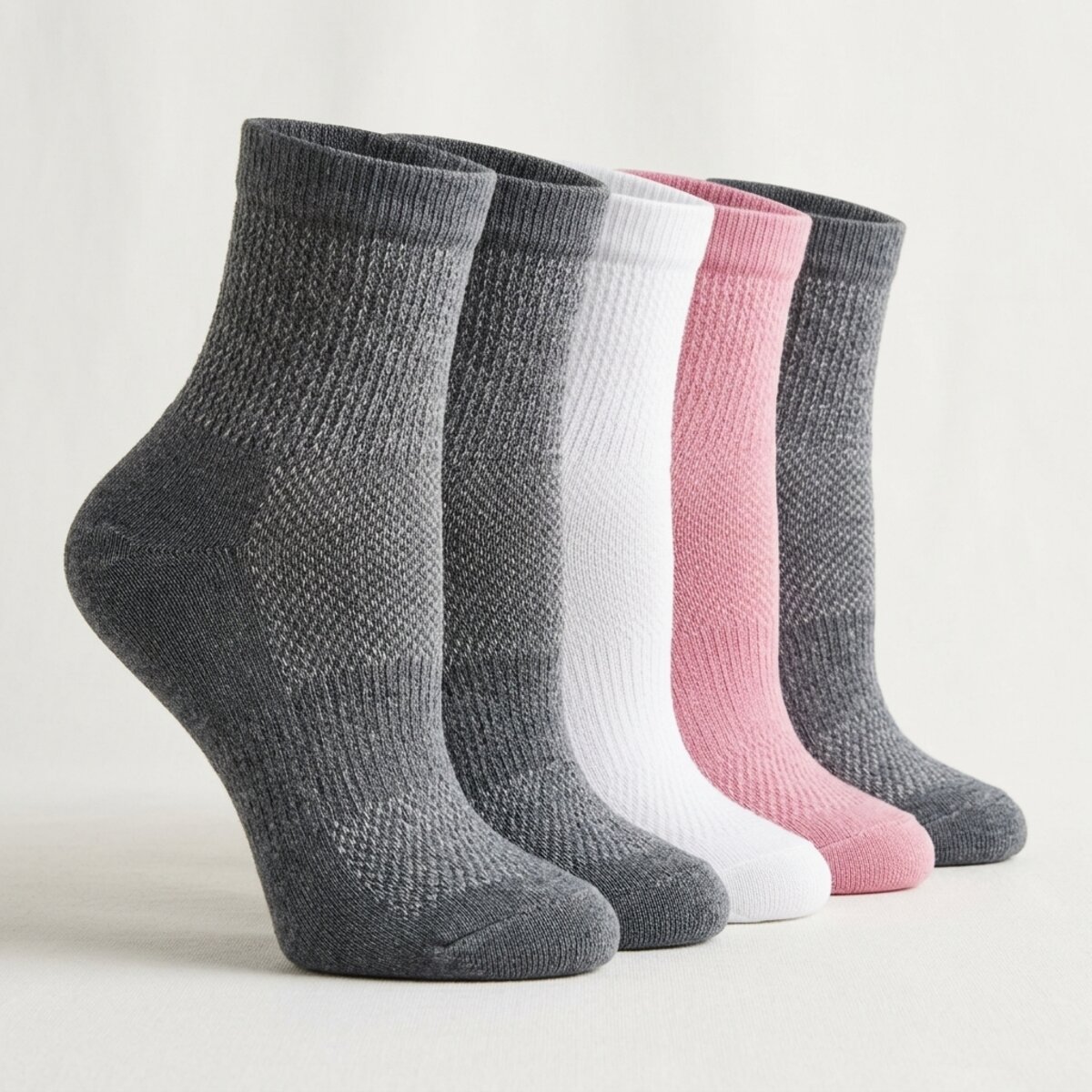 Ladies Socks Pack 5 Pieces Assorted Color Free Size