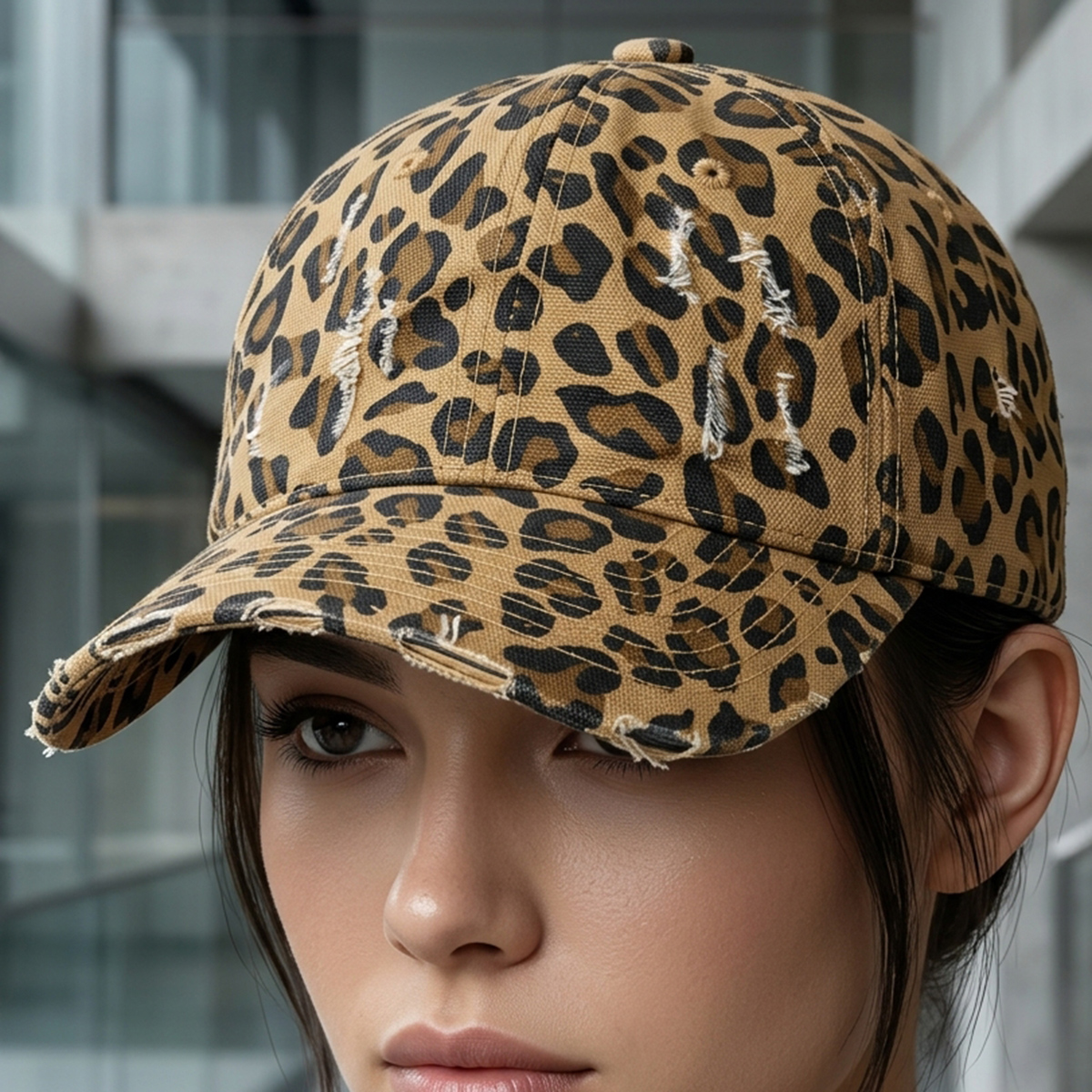 Ladies Cap Brown Adjustable