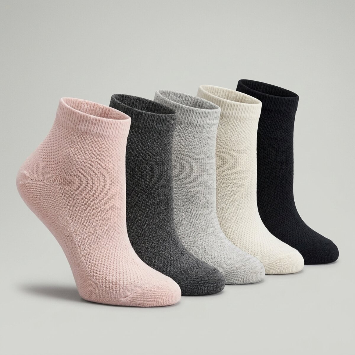 Ladies Socks Pack 5 Pieces Assorted Color Free Size