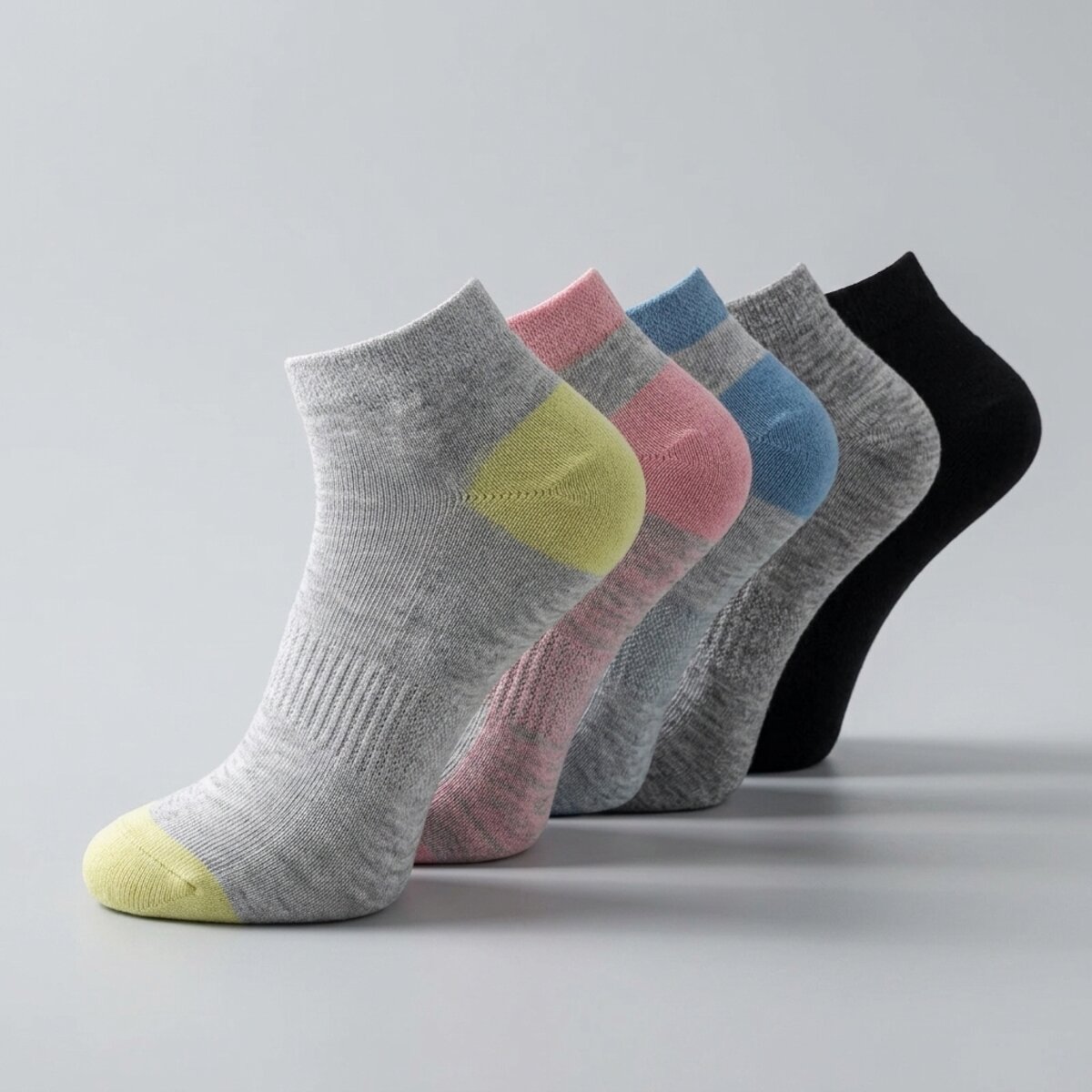Ladies Socks Pack 5 Pieces Assorted Color Free Size