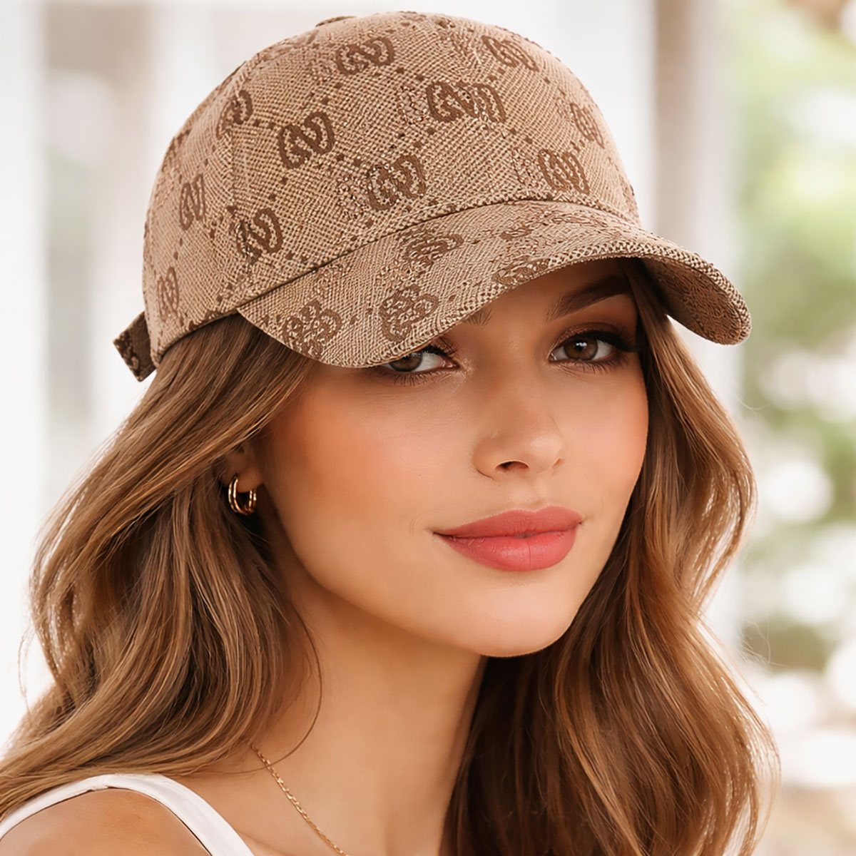 Fashion Baseball Cap Rhinestone Embellished