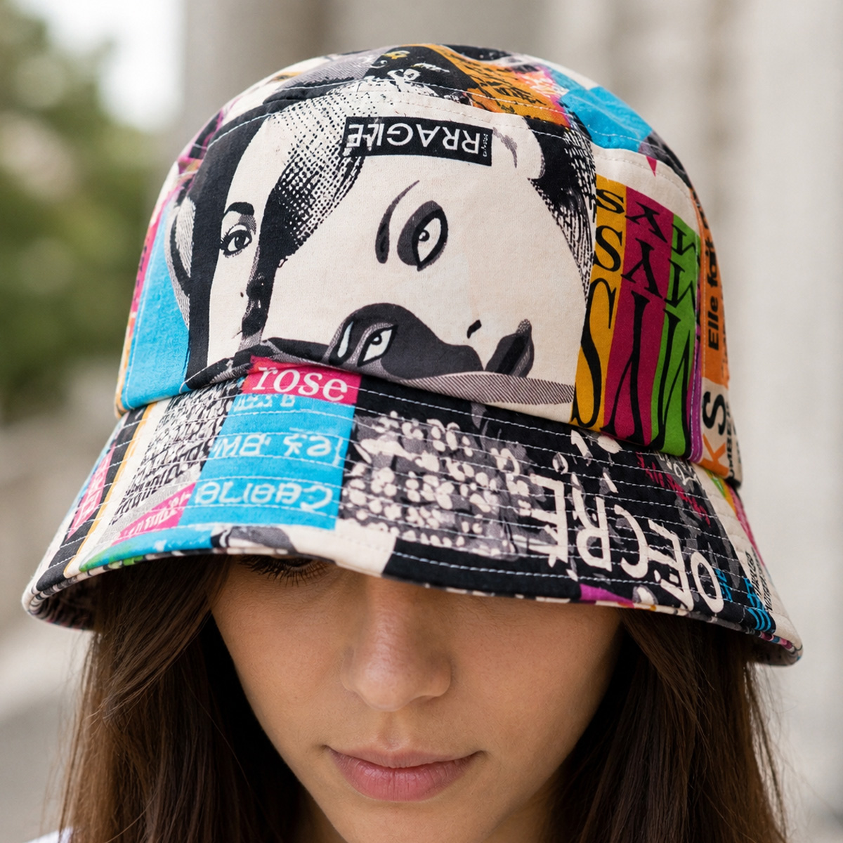 Printed Ladies Round Bucket Cap Free Size | Women | Women Accessories | Women Caps Printed Ladies Round Bucket Cap Free Size | Women | Women Accessories | Women Caps