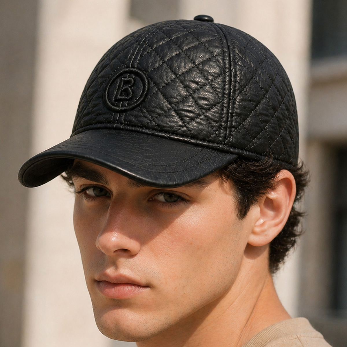 Mens Casual Cap Black Free Size