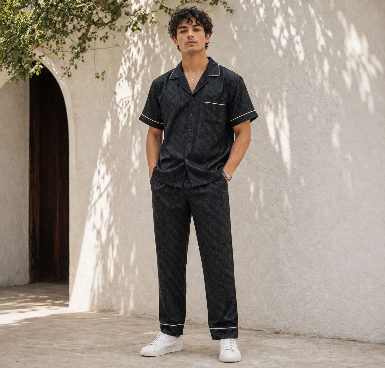 Mens Pyjama Set 2 Pieces