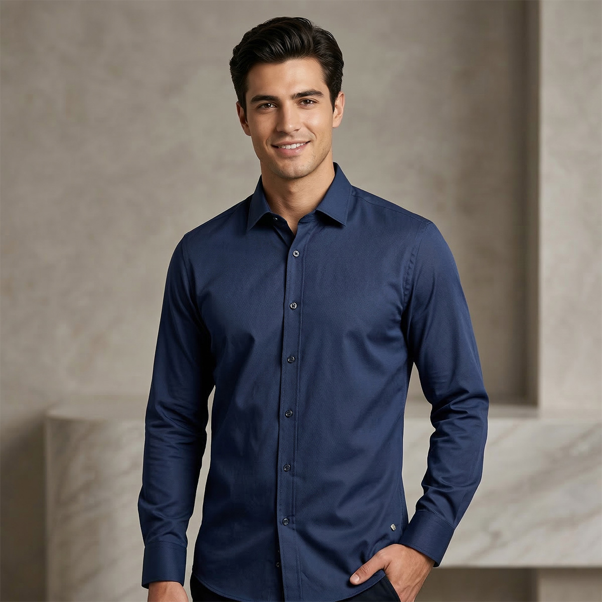 Mens Slim Fit Formal Shirt