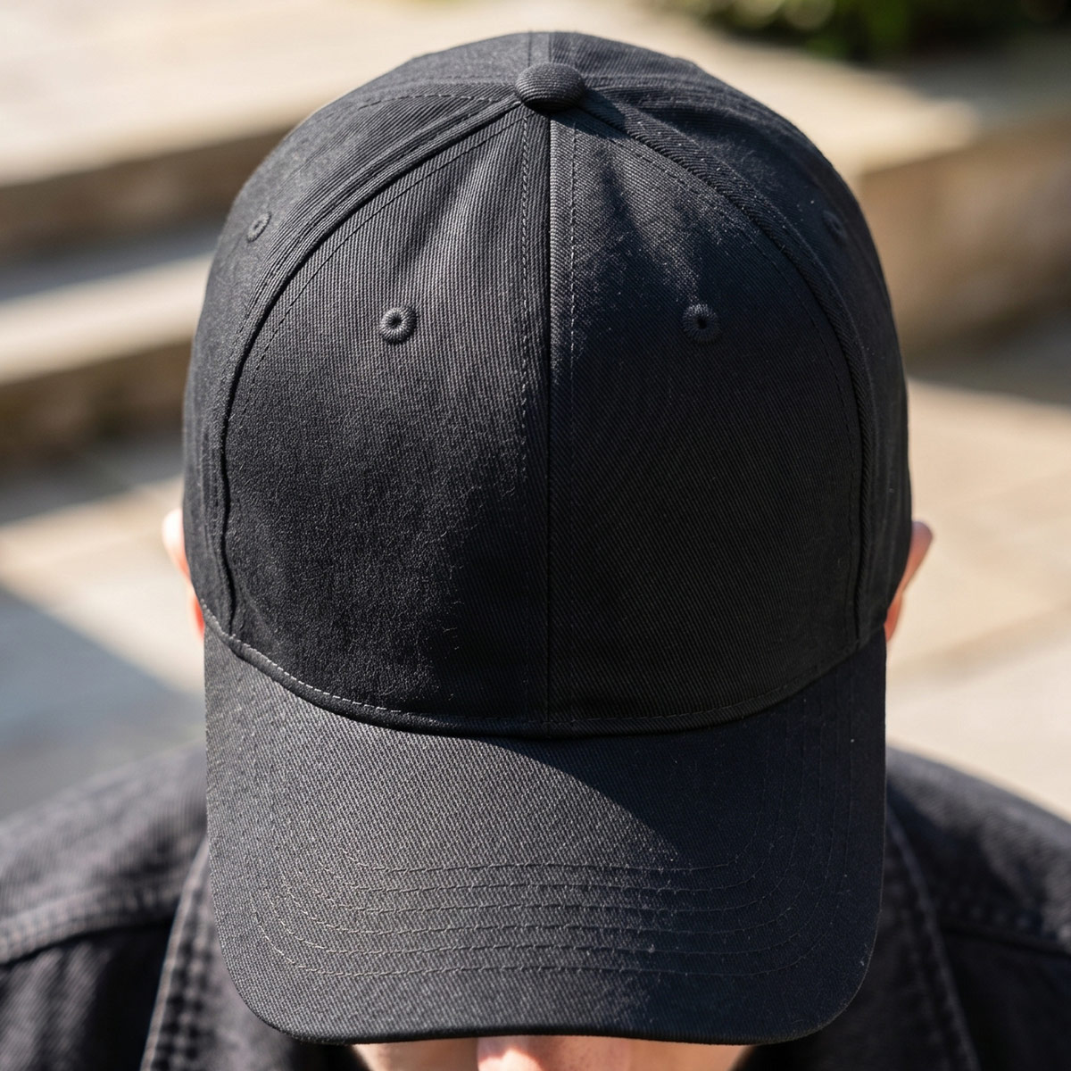 Mens Casual Cap Black