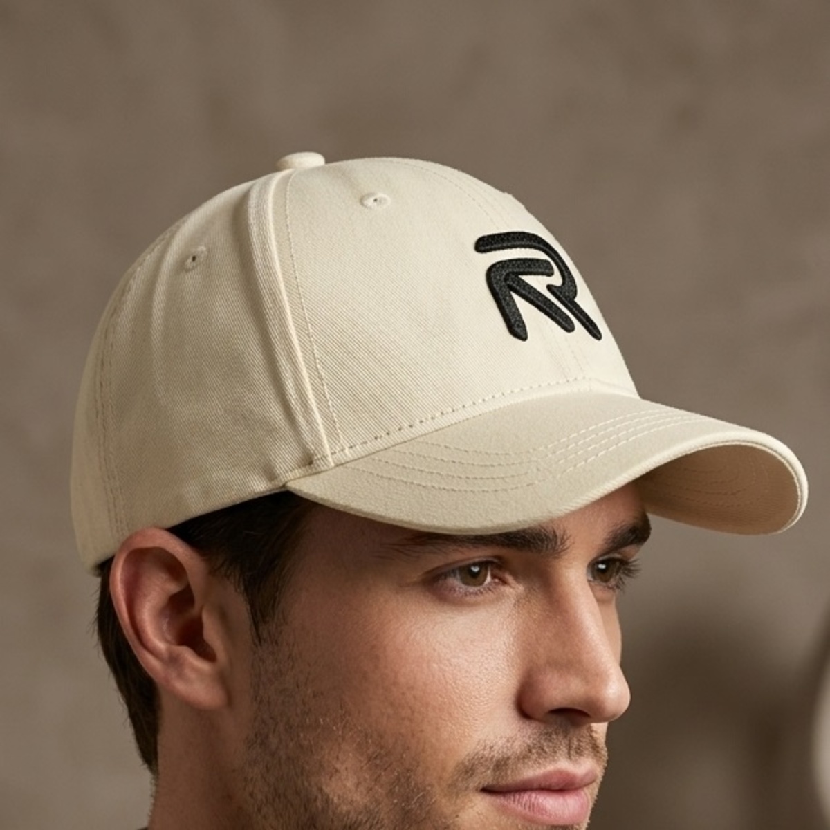 Mens Casual Cap Beige