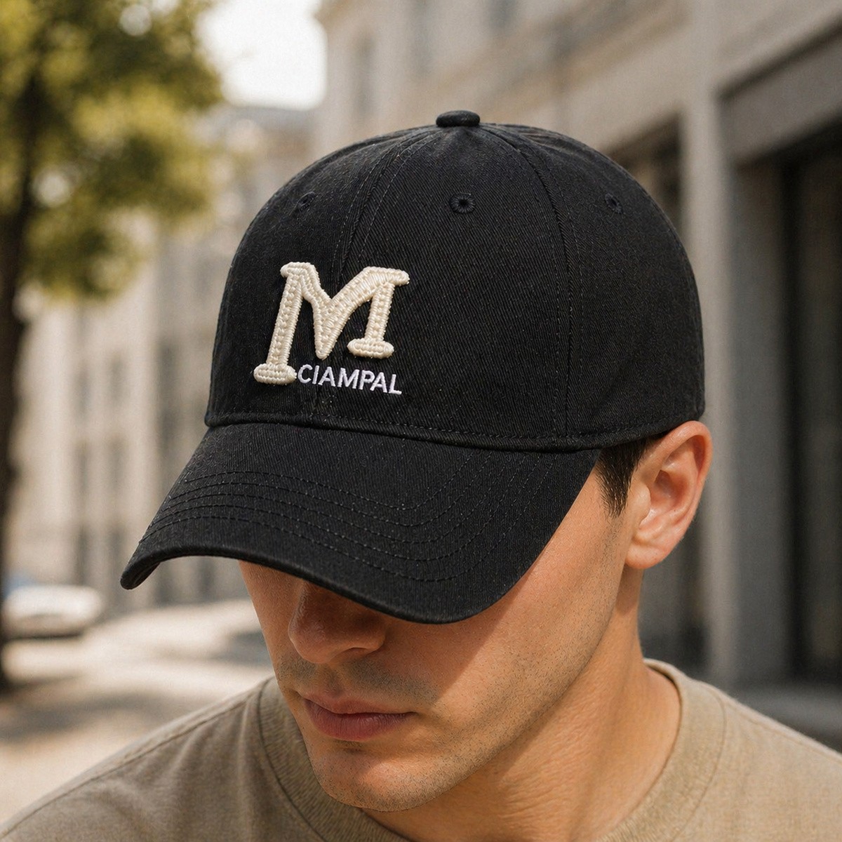 Mens Casual Cap Black Free Size