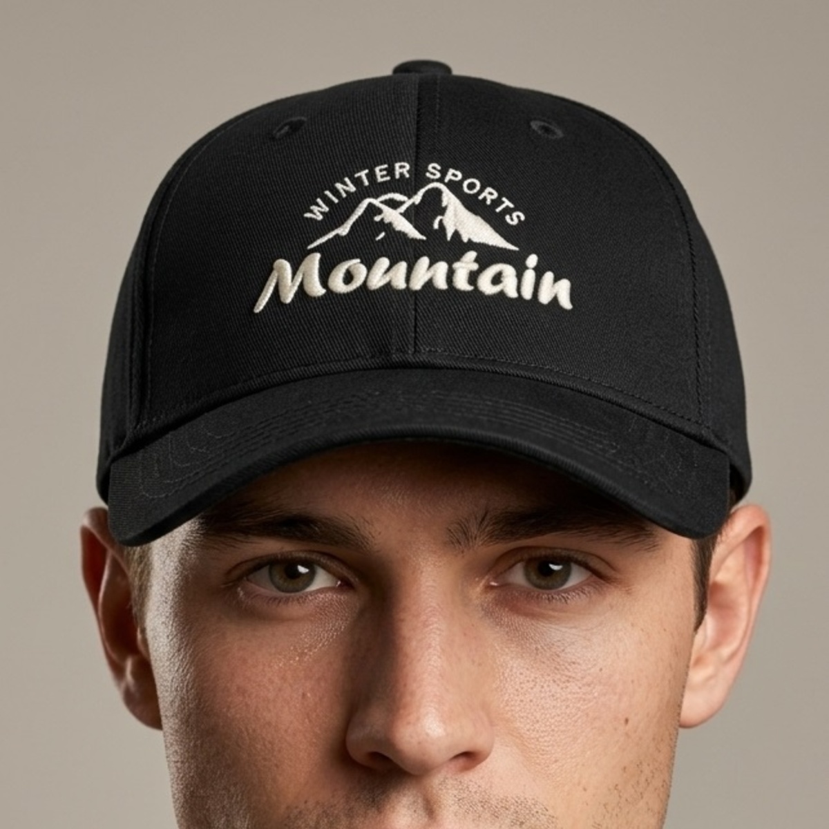 Mens Casual Cap Black