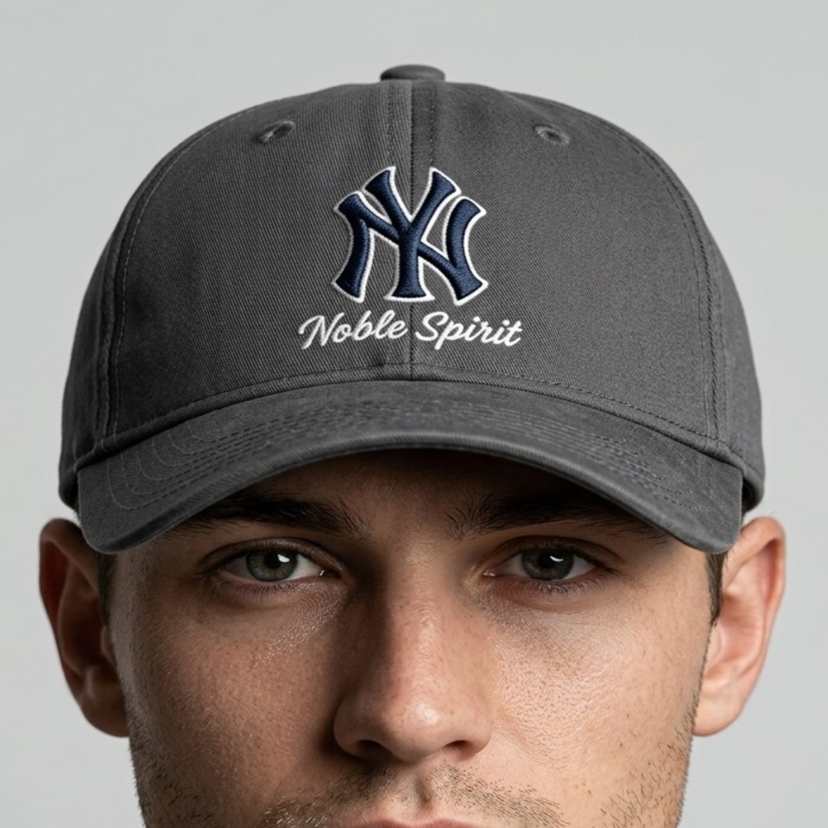 Mens Casual Cap Grey