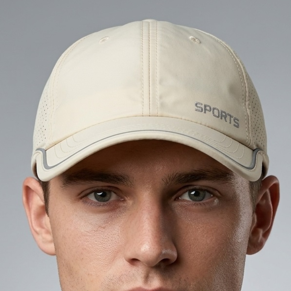 Mens Sport Cap Biege