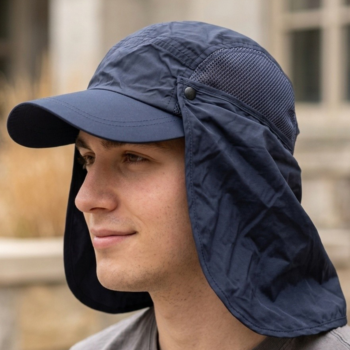 Mens Cap Navy Blue