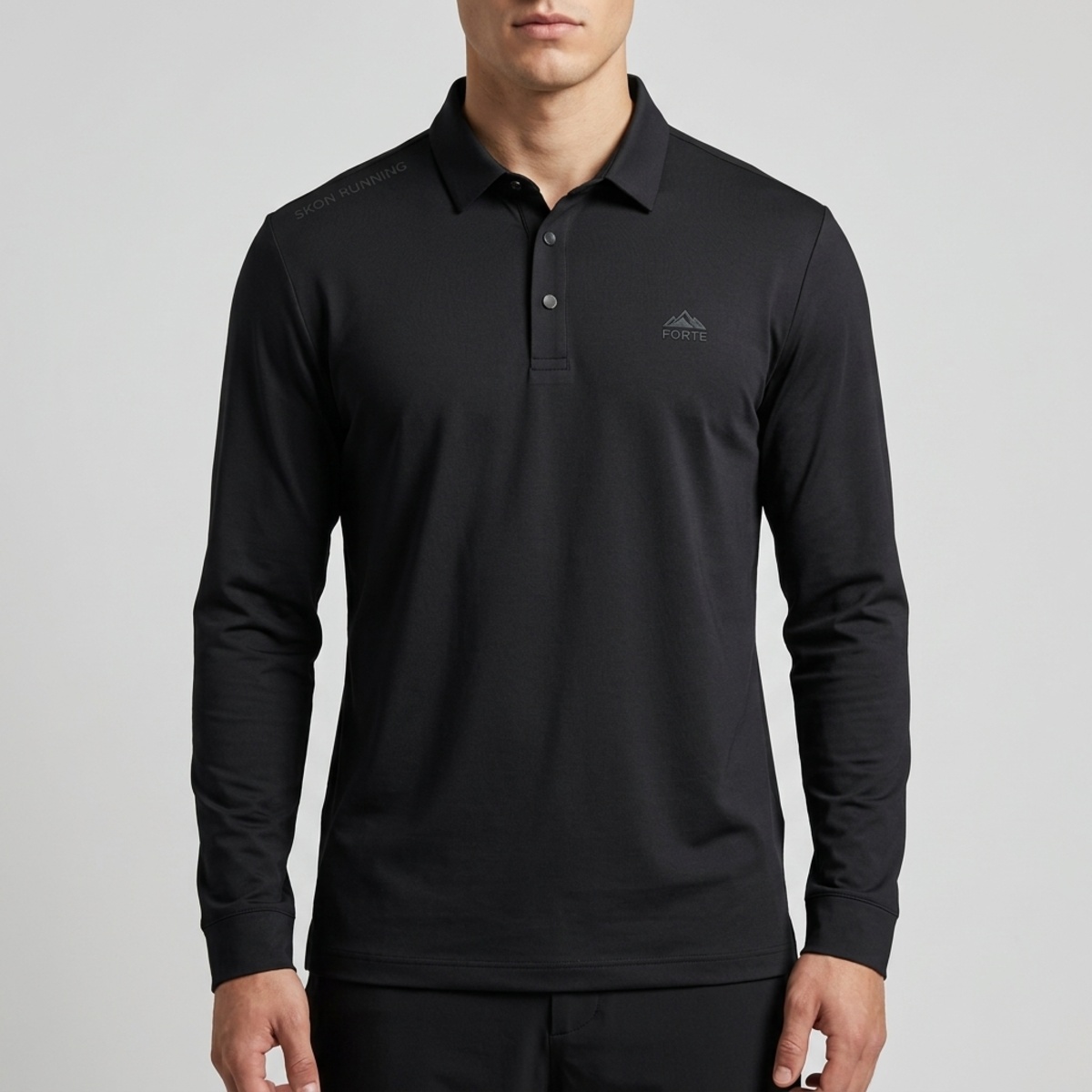 Mens Polo T Shirt Long Sleeve