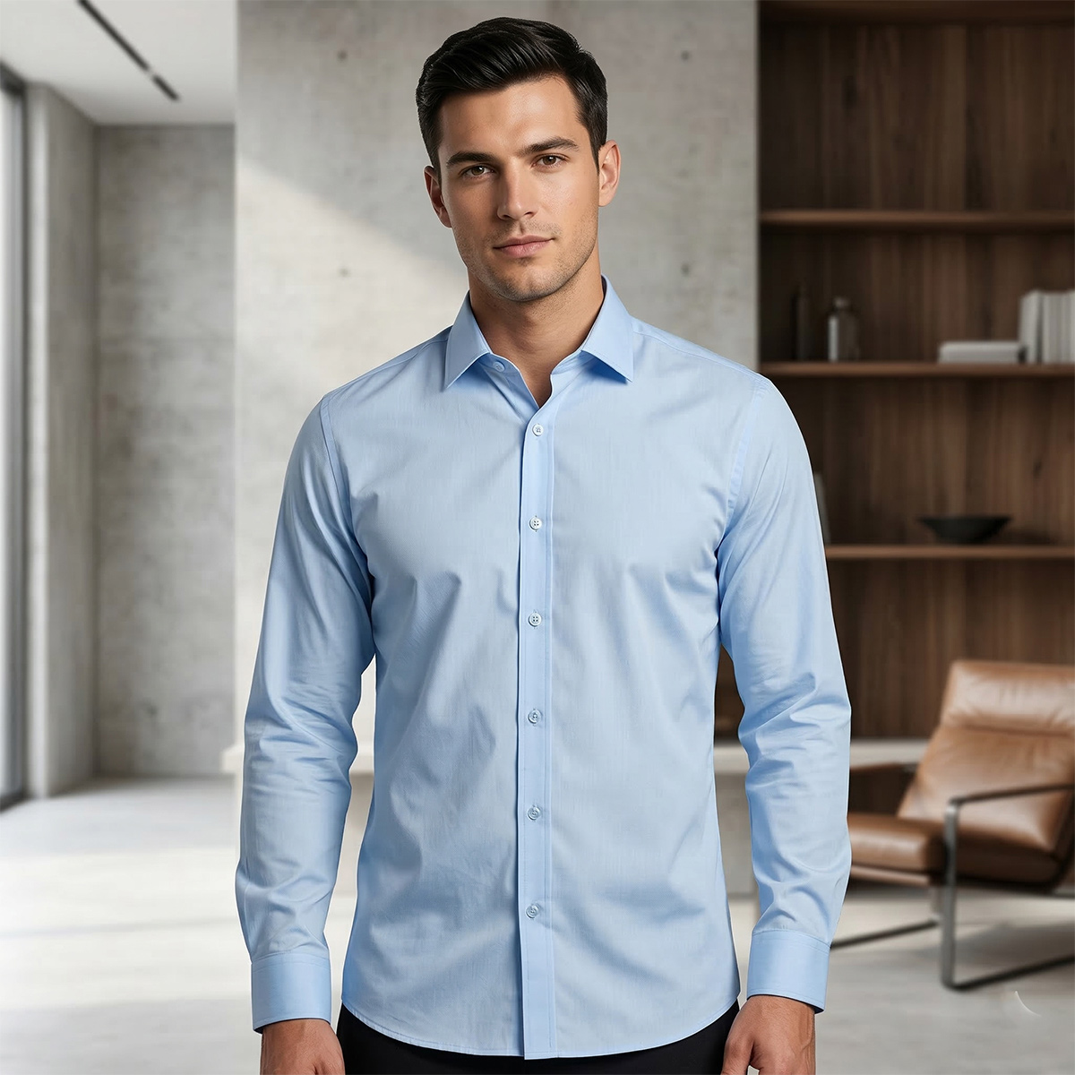 Mens Slim Fit Formal Shirt