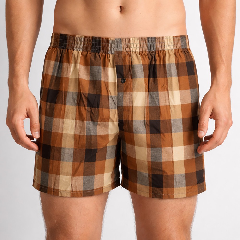 Mens Cotton Boxer Single