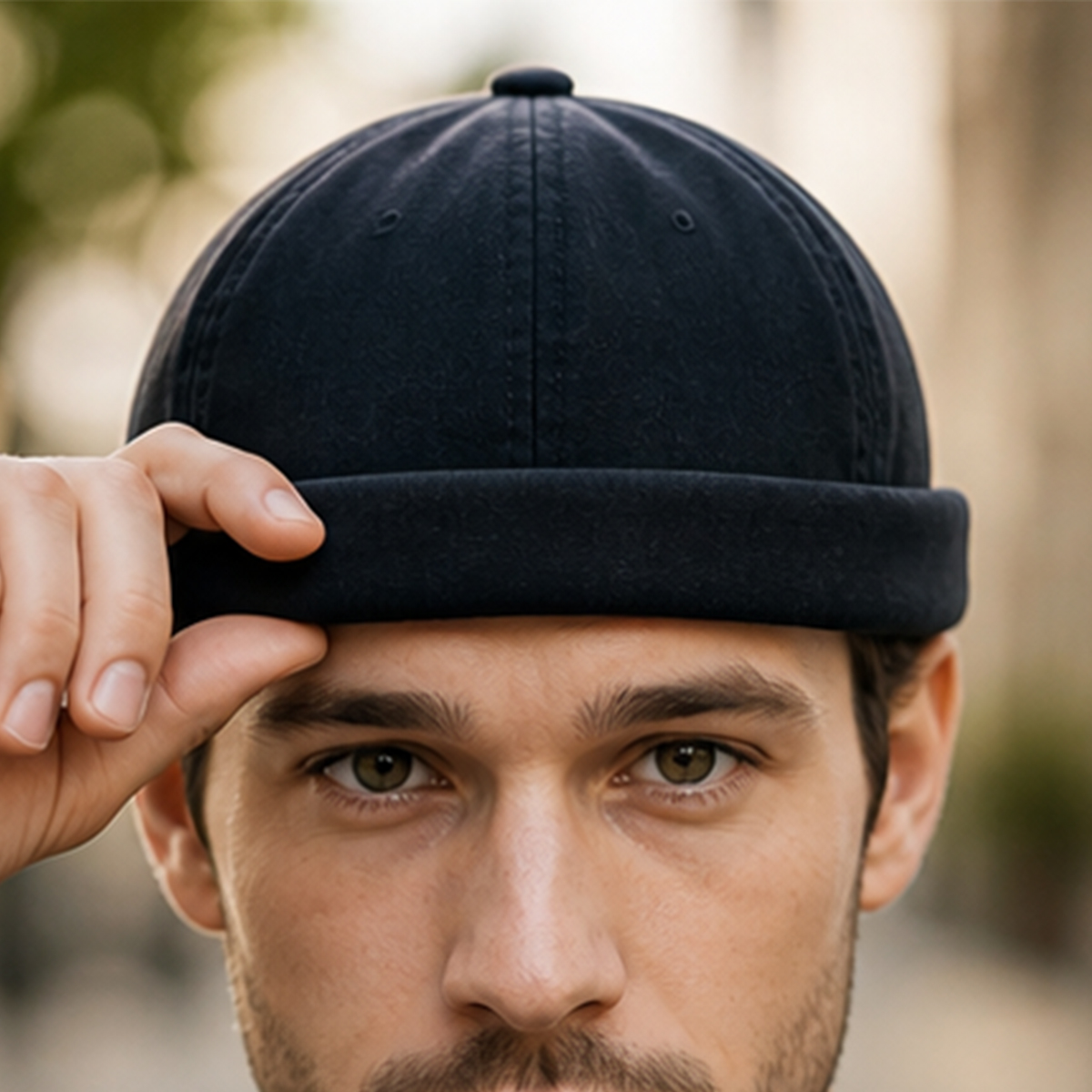 Mens Round Cap Free Size