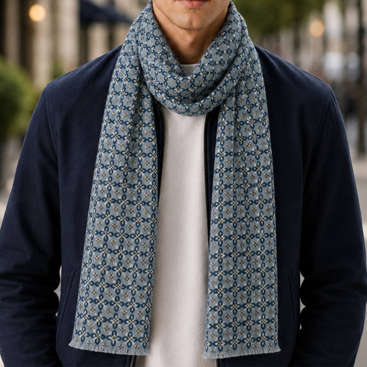 Mens Scarf Grey | رجال | ملابس رجالية | ملابس رجالية علوية Mens Scarf Grey | رجال | ملابس رجالية | ملابس رجالية علوية