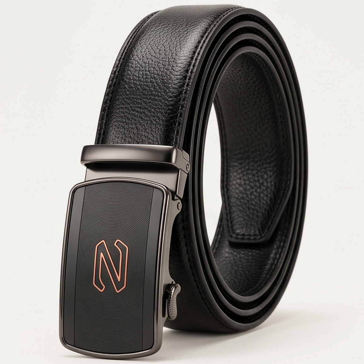 Z Buckle Reversible Formal Leather Belt For Men