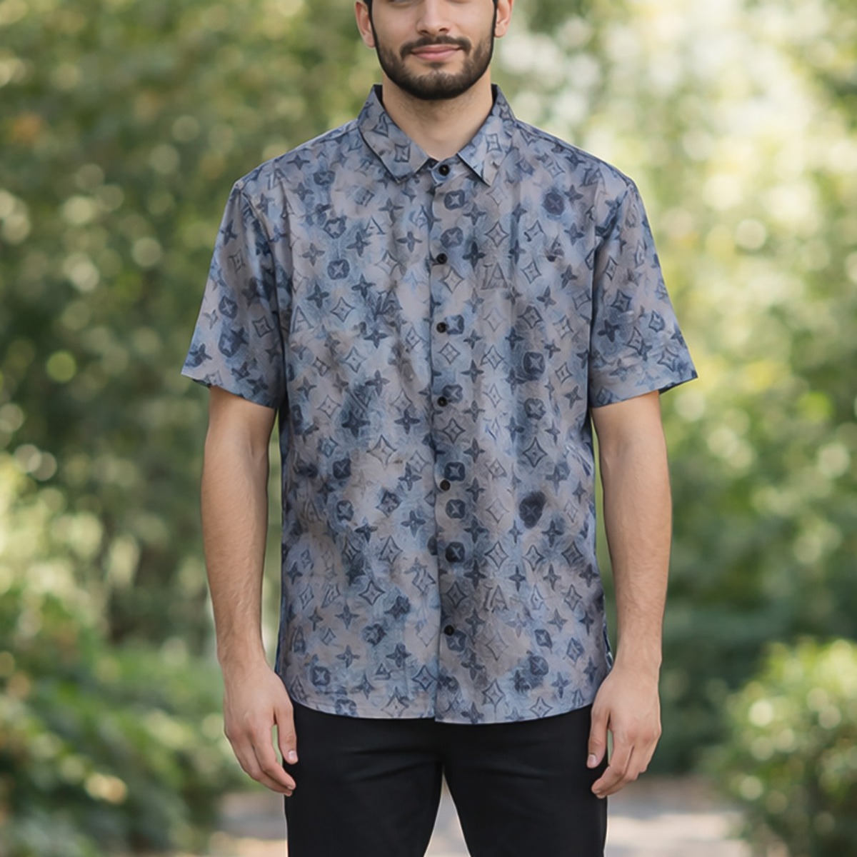 Mens Printed Casual Shirt