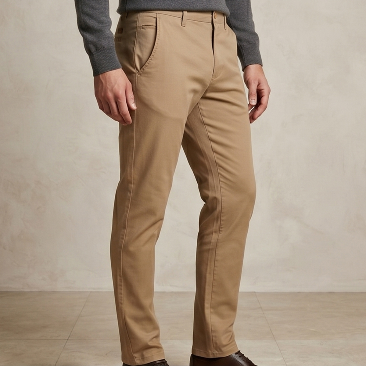 Mens Cotton Pant Plain