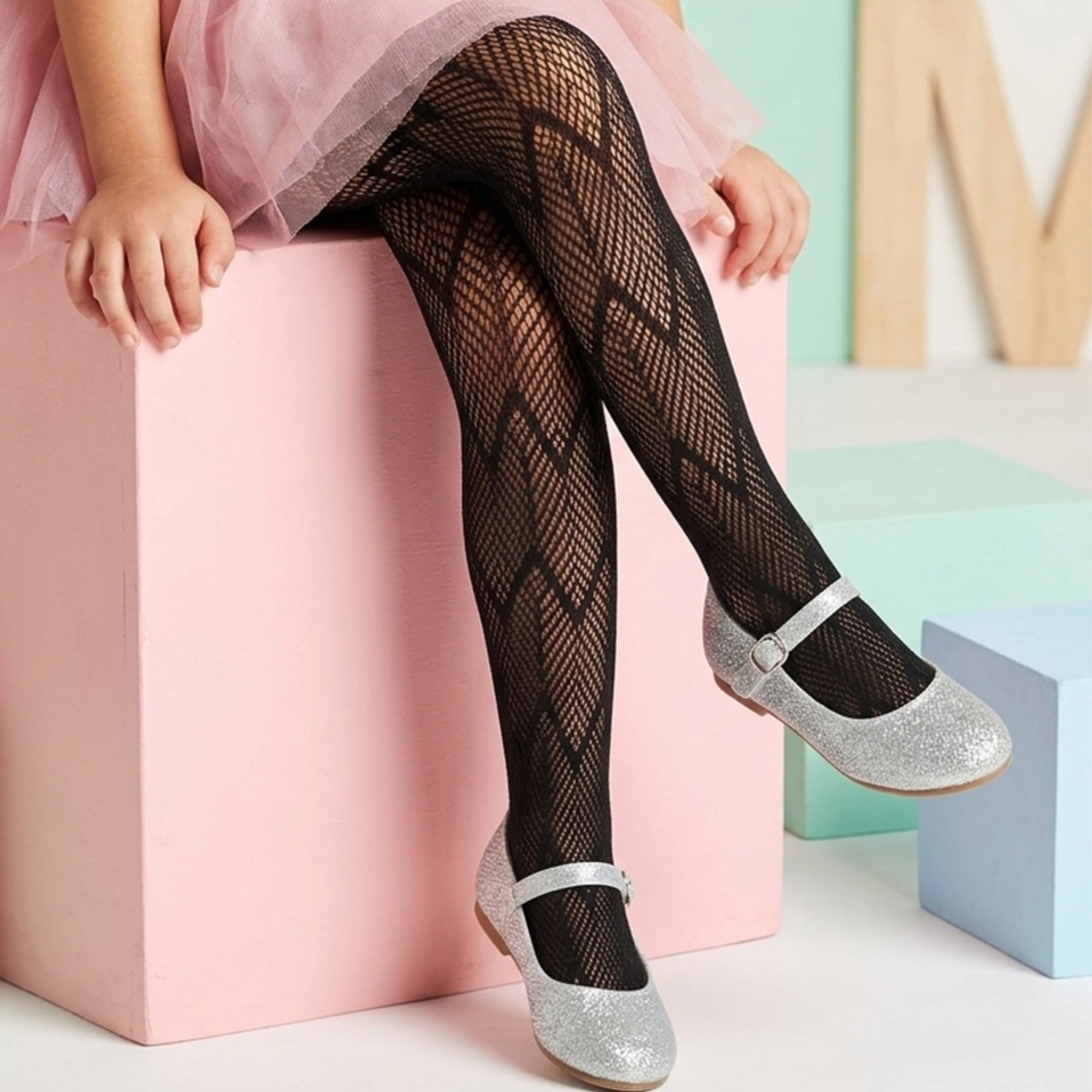 Girls Stocking Black