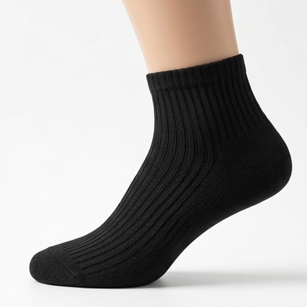 Girls School Socks 3 Set Black