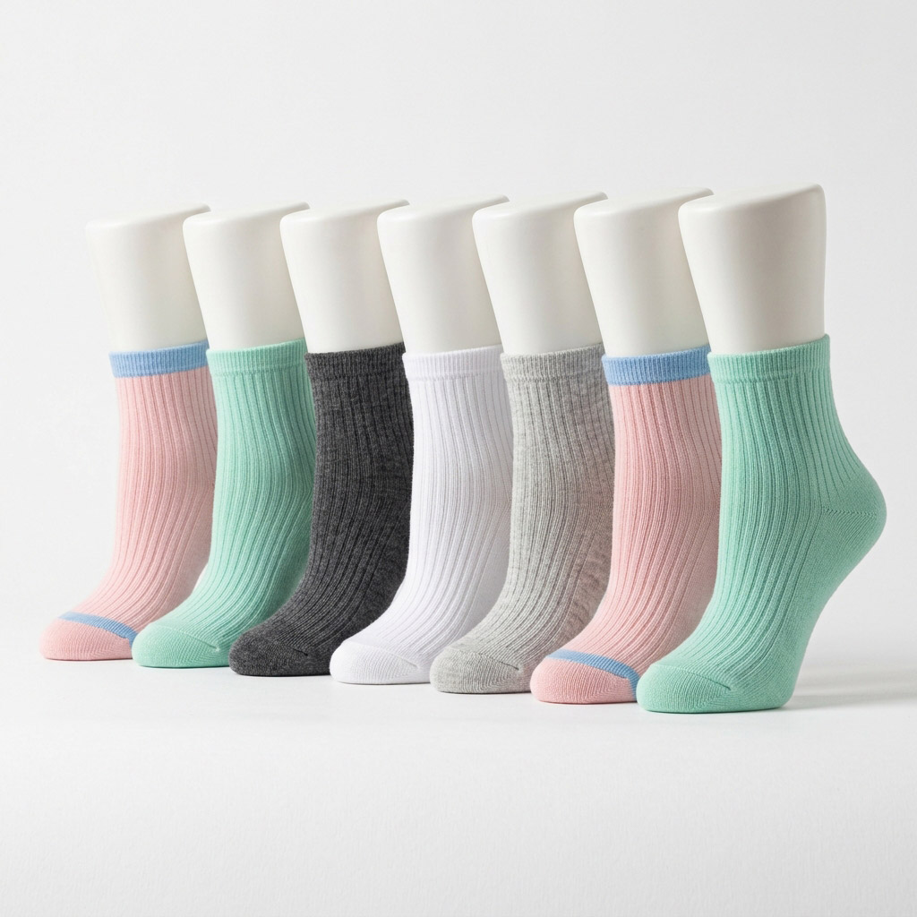 Girls Socks 7 Pcs Set