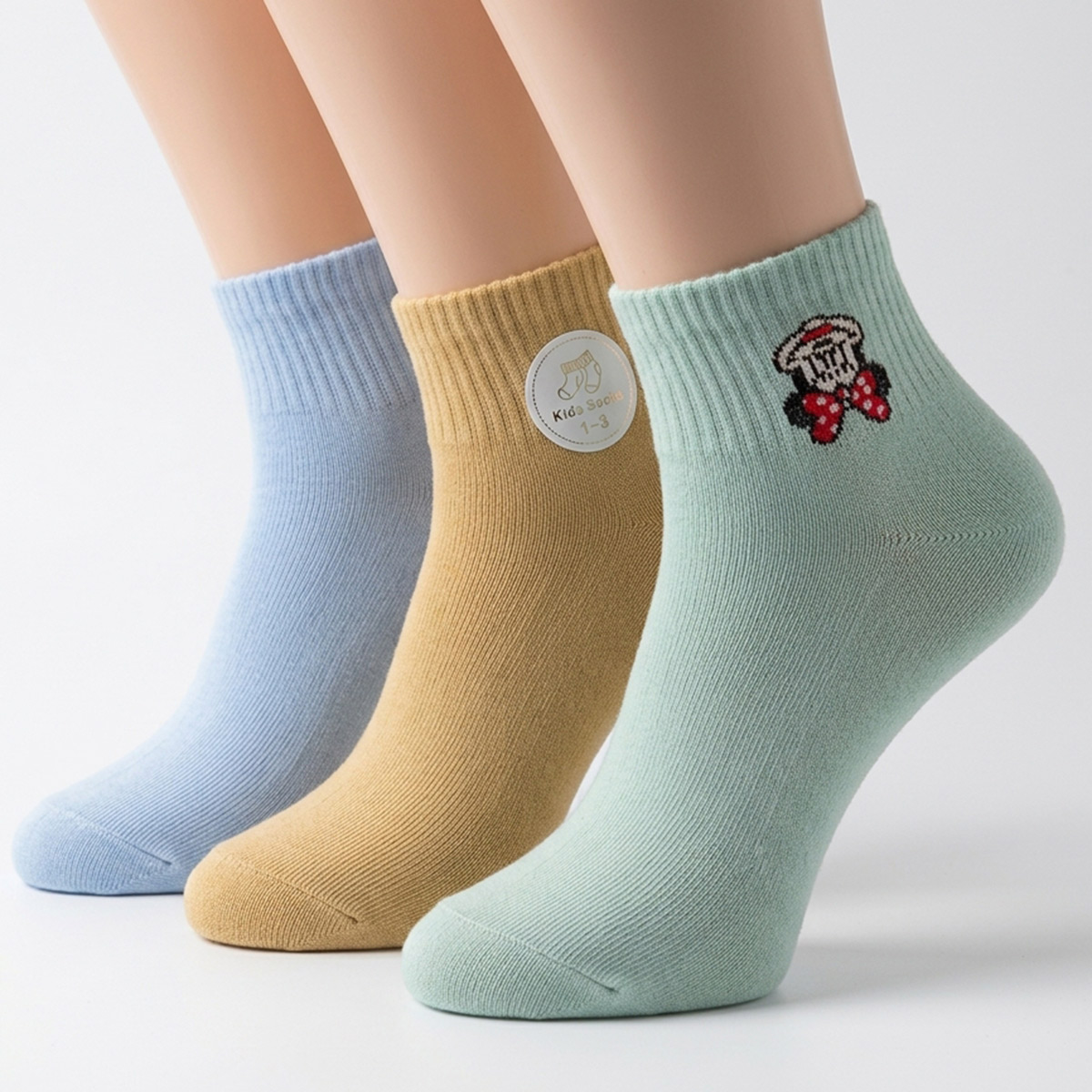 Girls Socks 3 Pcs Set