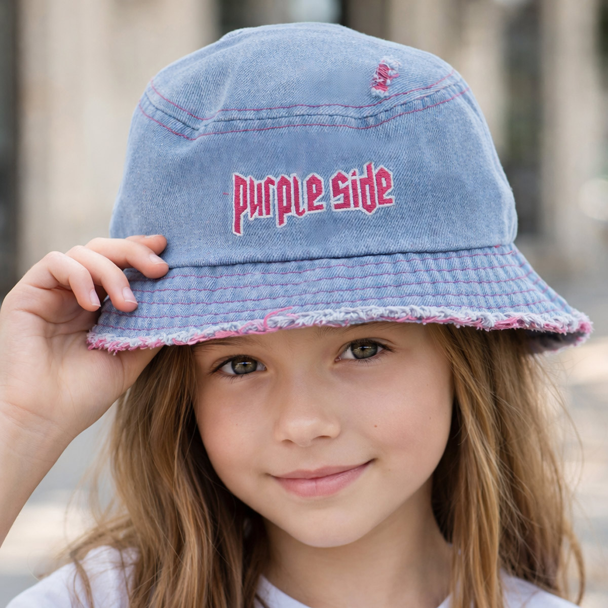 Girls Round Cap