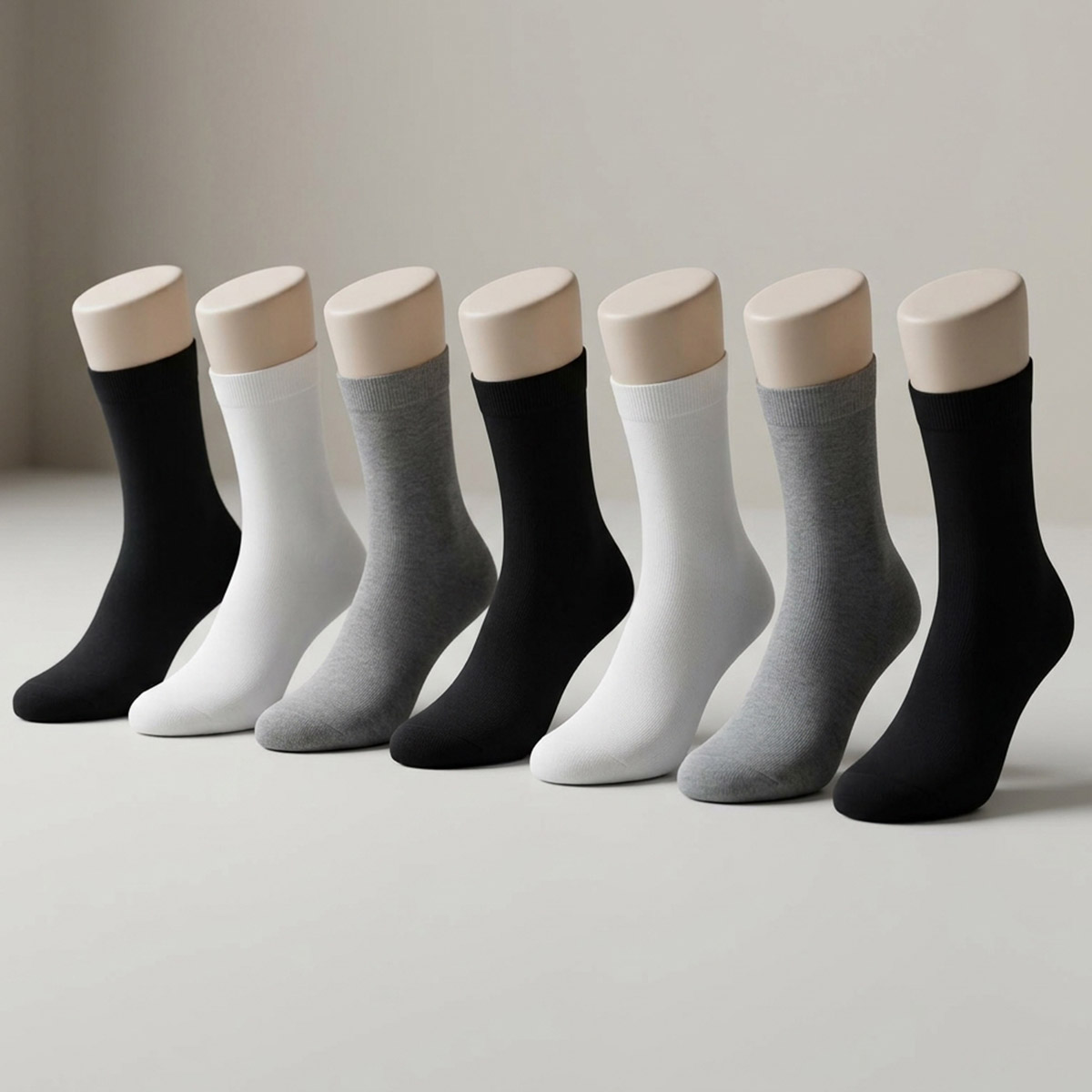 Girls Long Socks 7 Pieces