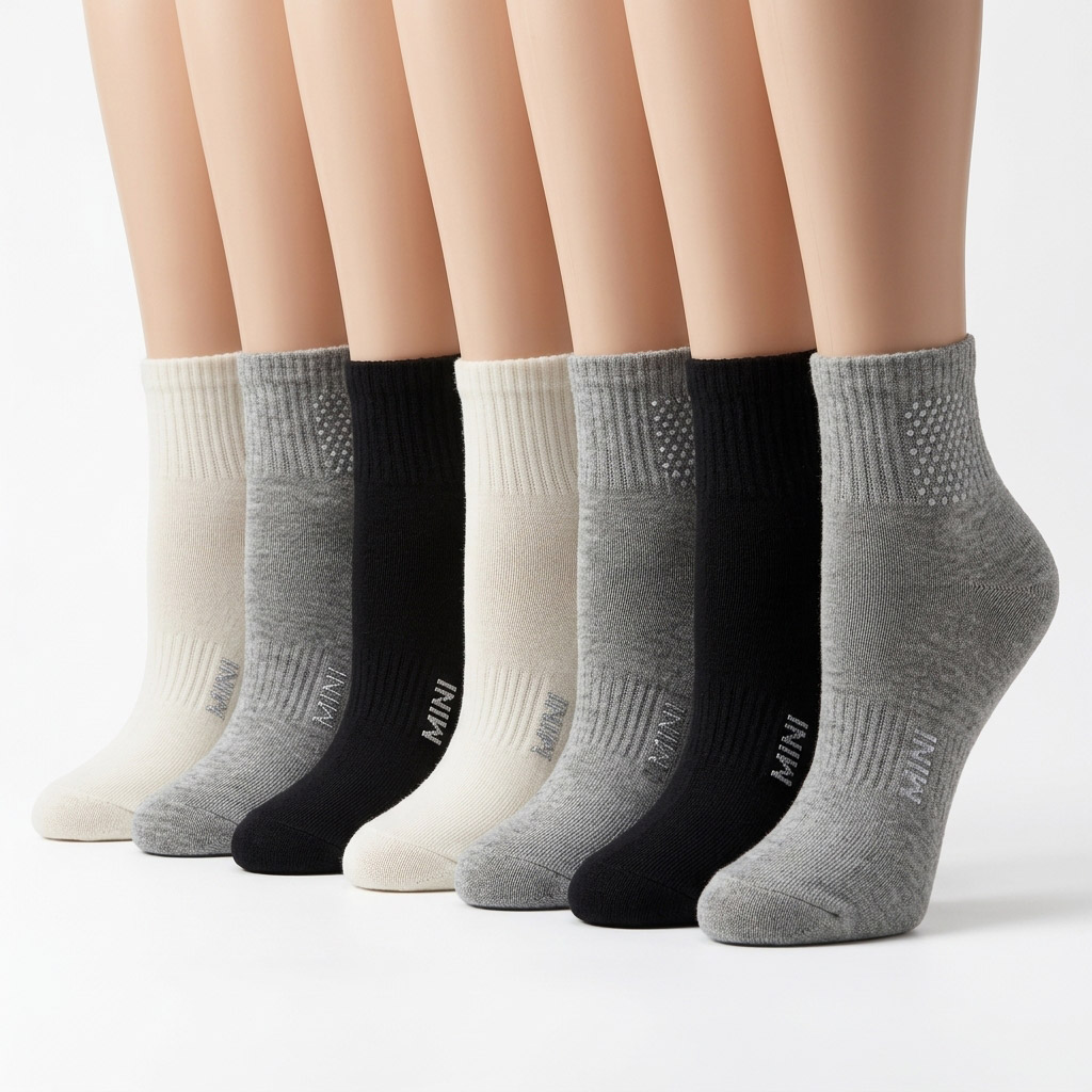 Girls Long Socks 7 Pieces