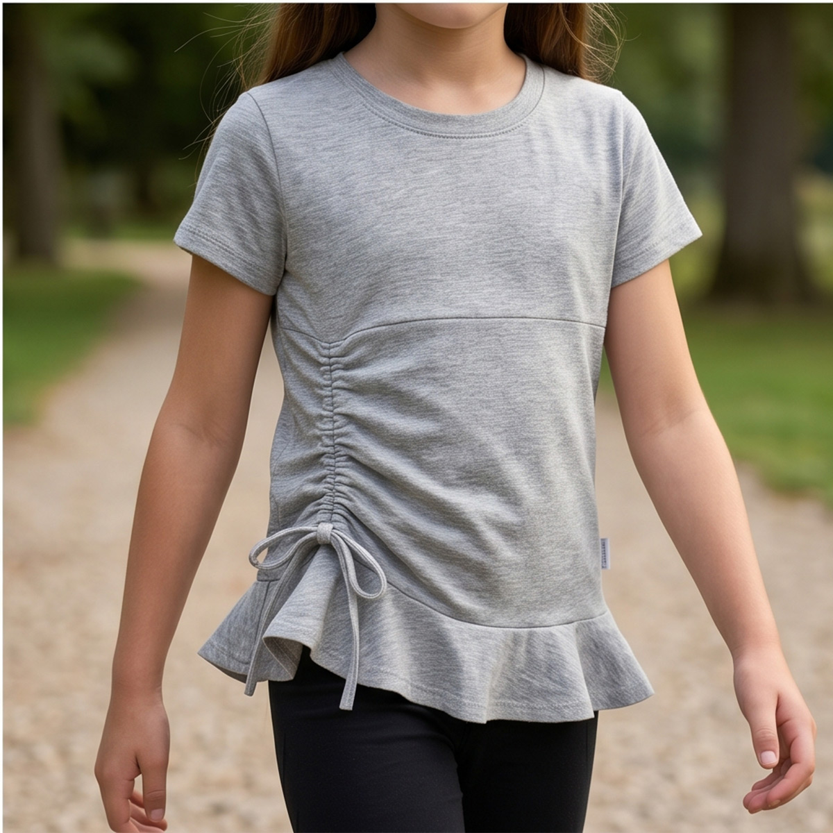 Girls Dress Cotton Plain