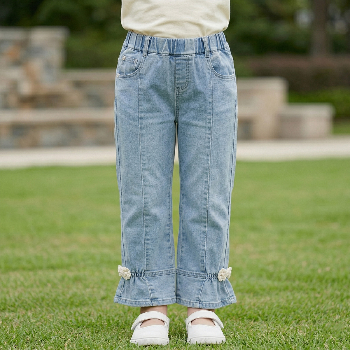 Baby Girls Jeans Pant Blue