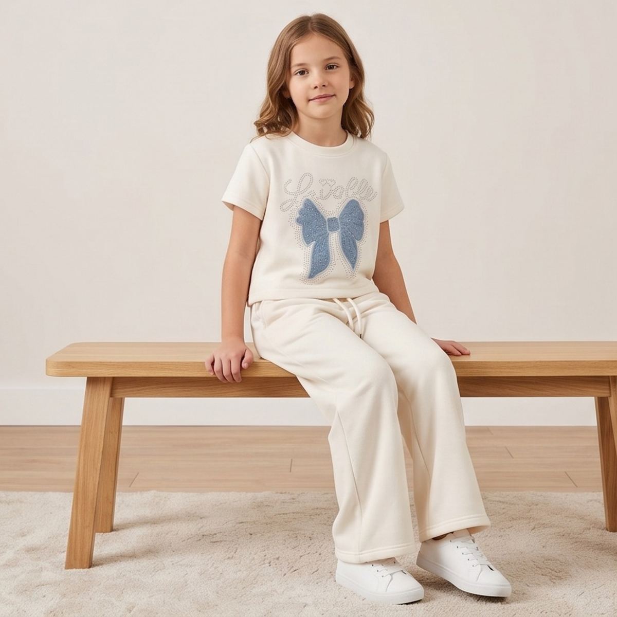 طقم بناتي من قطعتين | فتيات | ملابس الفتيات | Girls Top Wear | Girls T-Shirts طقم بناتي من قطعتين | فتيات | ملابس الفتيات | Girls Top Wear | Girls T-Shirts