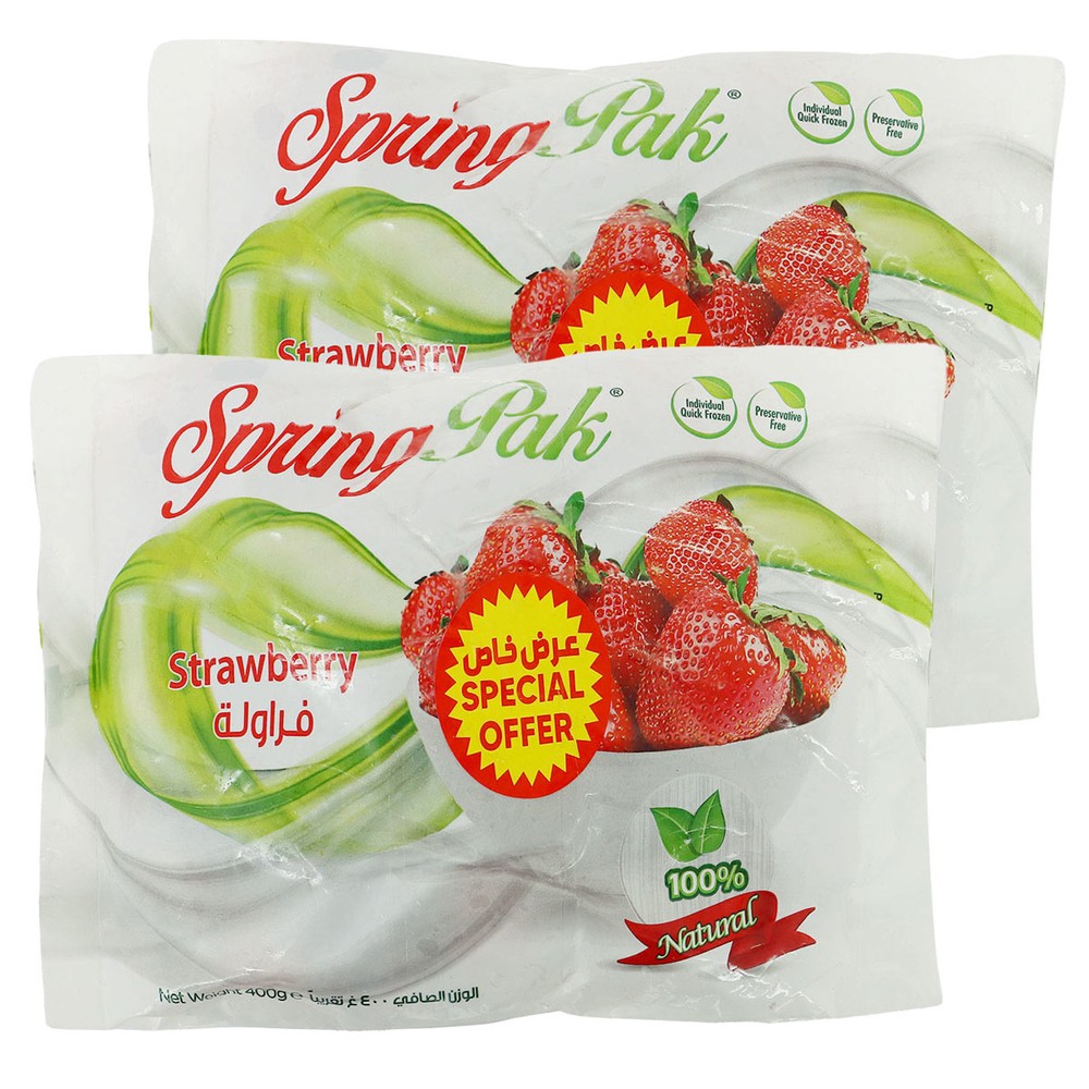 Spring Pak Frozen Strawberry 2X400g