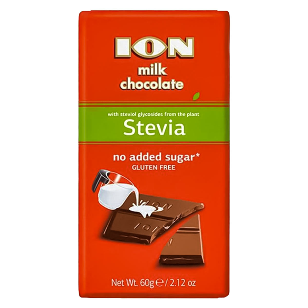 Ion Milk Chocolate Stevia 60g