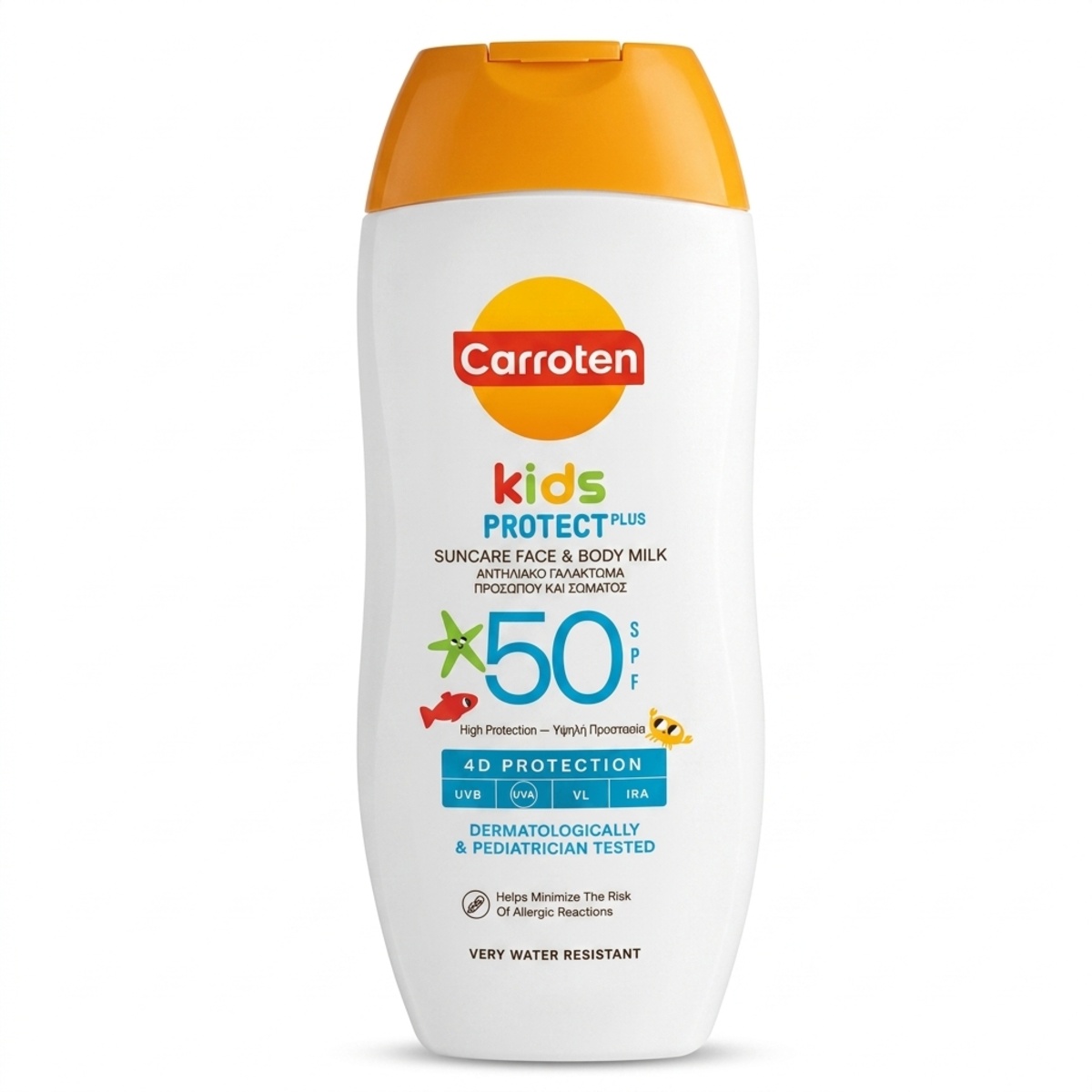 Carroten Kids Suncare Face And Body Milk 200ml