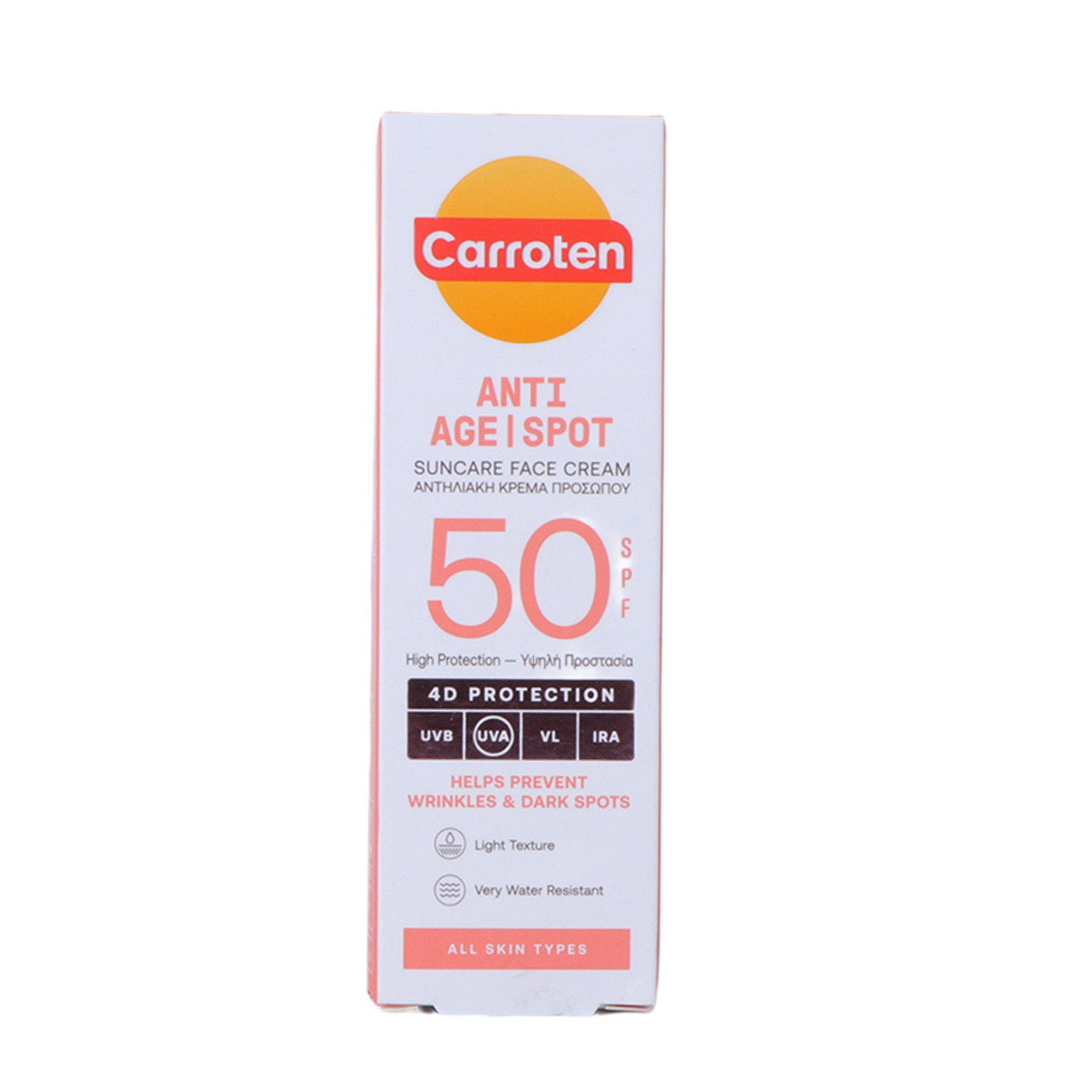 Carroten Face Cream Anti Spot SPF50 50ml