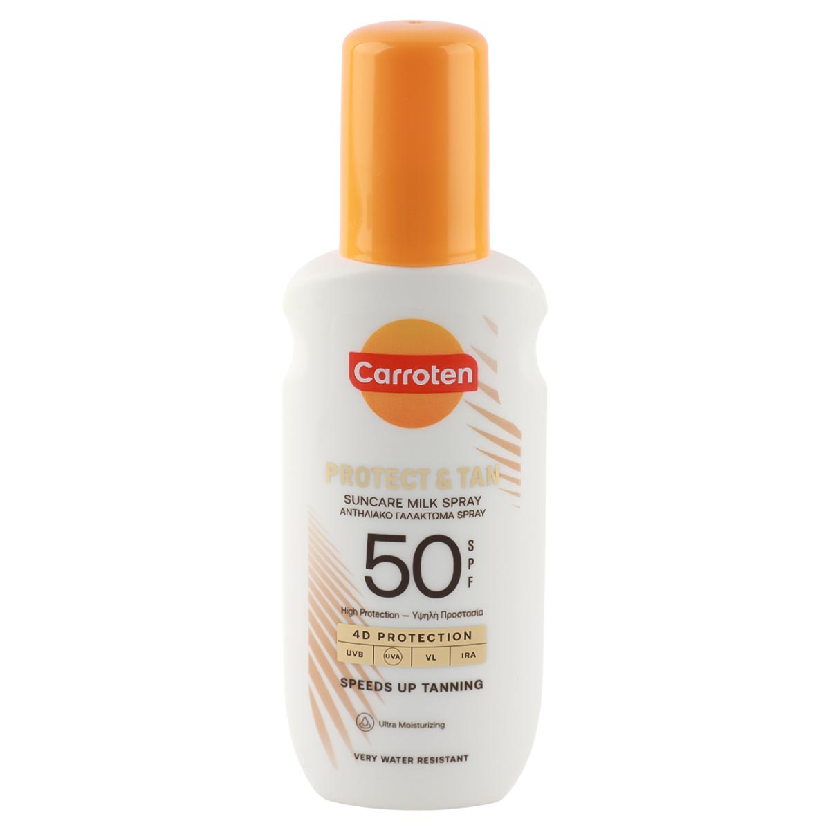 Carroten SPF50 Protect & Tan Suncare Milk Spray 150ml