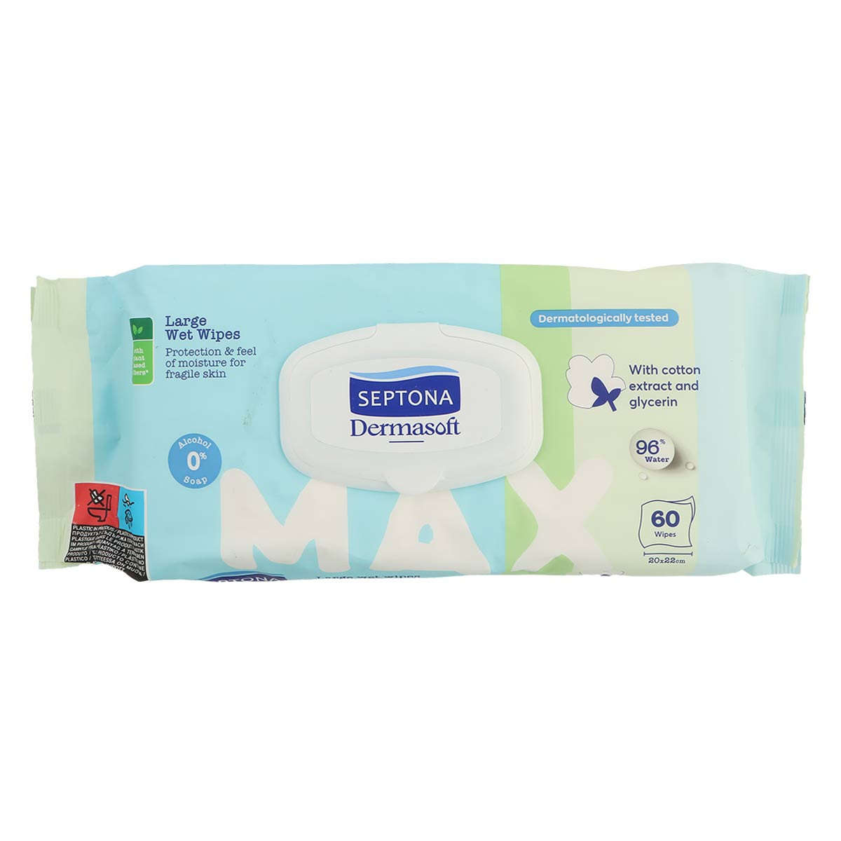 Septona Dermasoft Large Wet Wipes 1 Pack